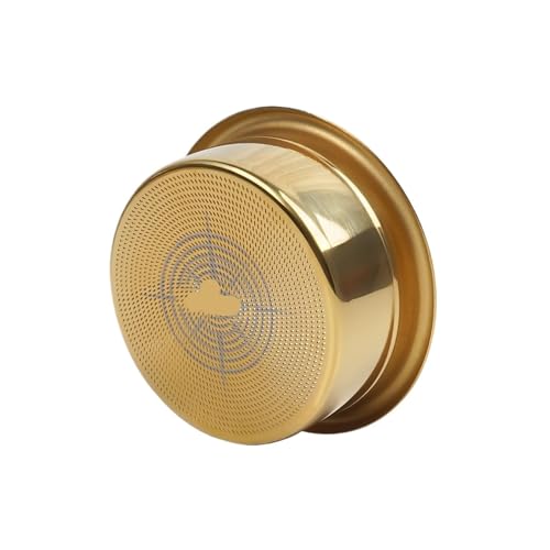 Präziser Kaffeefilterkorb Mit Hoher Extraktion – Matrix, Espressofilterkorb Aus Edelstahl For Bodenlosen Siebträger – Kompatibel Mit IKAPE(Glod 54MM (18g)) von Cadfghjk
