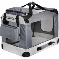 CADOCA Tiertransportbox XL 82 x 59 x 59cm grau CADOCA Tiertransportbox XL 82 x 59 x 59cm grau von Cadoca