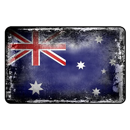 Cadora Magnetschild Kühlschrankmagnet Flagge Australien Shabby chic abgenutzt alt gebraucht von Cadora