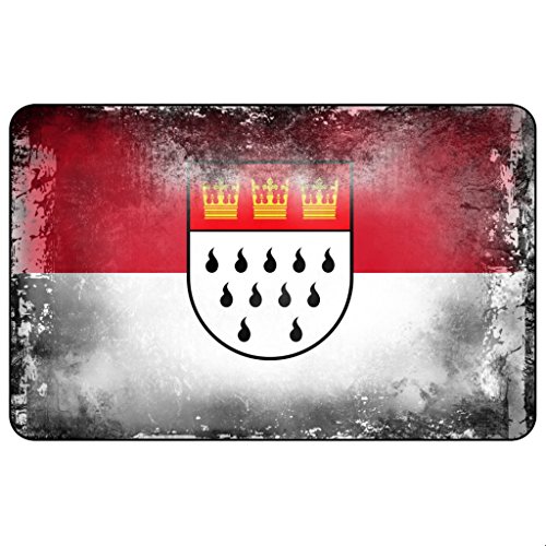 Cadora Magnetschild Kühlschrankmagnet Flagge Köln I Shabby chic abgenutzt Used Look von Cadora