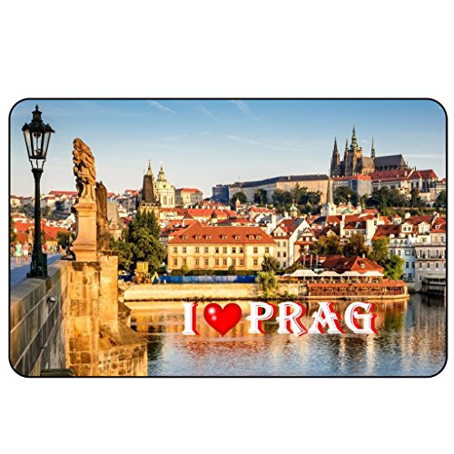 Cadora Magnetschild Kühlschrankmagnet I Love Prag II von Cadora