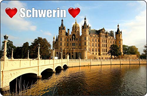 Cadora Magnetschild Kühlschrankmagnet I Love Schwerin II von Cadora