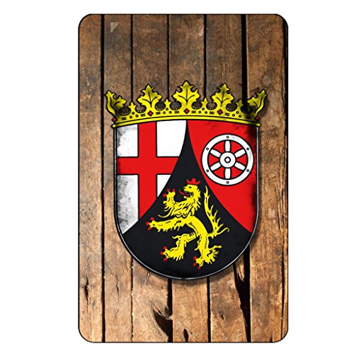 Cadora Magnetschild Kühlschrankmagnet Wappen Rheinland-Pfalz Shabby chic abgenutzt Used Look von Cadora