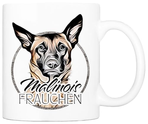 Cadouri Hunde-Tasse MALINOIS FRAUCHEN Kaffeetasse mit Spruch - Geschenk für Hundebesitzer Cadouri Hunde-Tasse MALINOIS FRAUCHEN Kaffeetasse mit Spruch - Geschenk für Hundebesitzer von Cadouri
