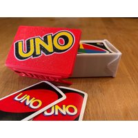 Karten Box/Aufbewahrungsbox Uno Personalisierbar Einschulungsgeschenk Spielkarten Etui von Cadovation