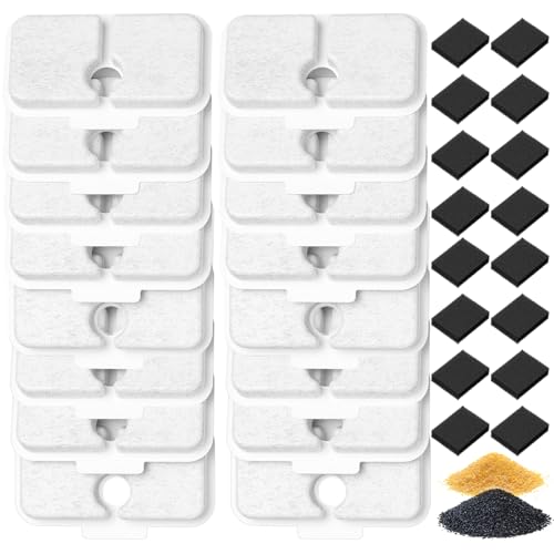 16 Packungen Katzenwasserbrunnenfilter für Petlibro Dockstream Tomxcute Cat Wasserbrunnen PLWF005 / PLWF105 / PLWF115 / PLWF305 16 Packungen Katzenwasserbrunnenfilter für Petlibro Dockstream Tomxcute Cat Wasserbrunnen PLWF005 / PLWF105 / PLWF115 / PLWF305 von Caehomly