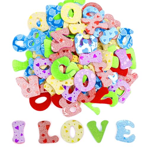 Caelura 85 Stück Moosgummi Buchstaben Selbstklebend, Buchstaben Aufkleber, Glitter Alphabet Klebebuchstaben Groß für Schultüte, Einschulung Schulanfang Deko, Basteln, Scrapbooking Zubehör Caelura 85 Stück Moosgummi Buchstaben Selbstklebend, Buchstaben Aufkleber, Glitter Alphabet Klebebuchstaben Groß für Schultüte, Einschulung Schulanfang Deko, Basteln, Scrapbooking Zubehör von Caelura