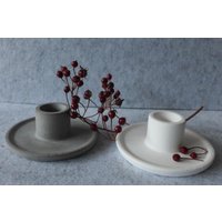 Kerzenhalter Für Stabkerzen, Betonkerzenhalter, Betondeko, Stabkerzenhalter, Geschenk, Mitbringsel von CaementaART