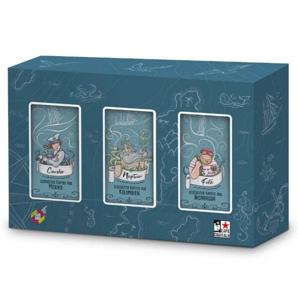 Café Chavalo 3er-Set Segel-Espresso (3x250g), gemahlen von Café Chavalo