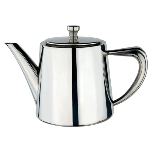 Café Olé DW-013 Derwent Teekanne, Edelstahl, 330 ml, 1 Tasse, hochglanzpoliert von Café Olé