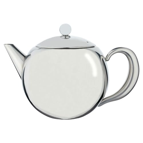 Grunwerg RT-050X Café Olé Rondeo Teekanne mit Teeei – 18/10 Edelstahl, 50,oz, 1500 ml ml von Café Olé