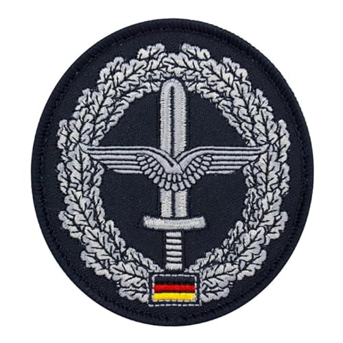 Café Viereck ® Bundeswehr Truppengattung Barettabzeichen Patch Gestickt mit Klett - 8,5 cm hoch (Heeresflieger) von Café Viereck