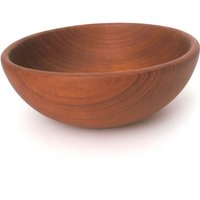 Vintage Teak Bowl, Mid Century 70S Wood Bowl von CafeIrma