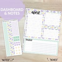 Dashboard & Notes Kit - April Showers [ Bk-048 ] von CaffeinatedCait