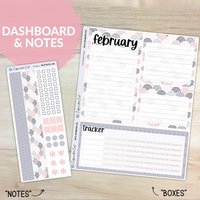 Dashboard & Notes Kit - Boho & Chill [ Bk-026 ] von CaffeinatedCait