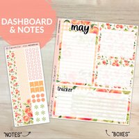 Dashboard & Notes Kit - Just Peachy [ Bk-054 ] von CaffeinatedCait