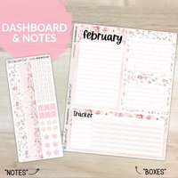 Dashboard & Notes Kit - Rosé [ Bk-022 ] von CaffeinatedCait