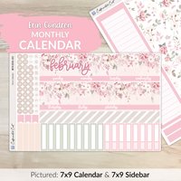 Kalender Kit Für Erin Condren Planer - Rosé [ Mk-022 ] von CaffeinatedCait
