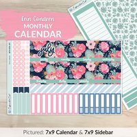 Kalender Kit Für Erin Condren Planer - Sweet Succulent [ Mk-075 ] von CaffeinatedCait