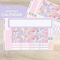 Kalender Kit Für Makselife Planners - Delicate Floral [ Mk-041 ] von CaffeinatedCait