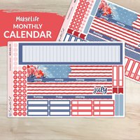 Kalender Kit Für Makselife Planners - Independence [ Mk-074 ] von CaffeinatedCait