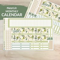 Kalender Kit Für Makselife Planners - Serene [ Mk-067 ] von CaffeinatedCait