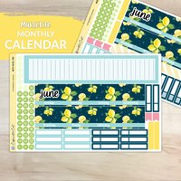 Kalender Kit Für Makselife Planners - Sunshine & Lemons [ Mk-066 ] von CaffeinatedCait