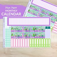 Kalender Kit Für Plum Paper Planners - Bunte Kakteen [ Mk-065 ] von CaffeinatedCait