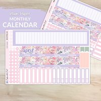 Kalender Kit Für Plum Paper Planners - Delicate Floral [ Mk-041 ] von CaffeinatedCait