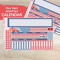 Kalender Kit Für Plum Paper Planners - Independence [ Mk-074 ] von CaffeinatedCait