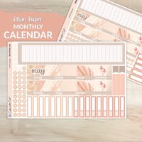 Kalender Kit Für Plum Paper Planners - Neutral Boho [ Mk-055 ] von CaffeinatedCait