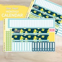 Kalender Kit Für Plum Paper Planners - Sunshine & Lemons [ Mk-066 ] von CaffeinatedCait