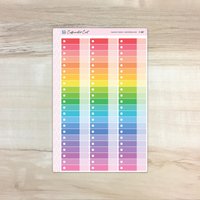 Taschenkalender - Regenbogen Mix [ F-007 ] von CaffeinatedCait