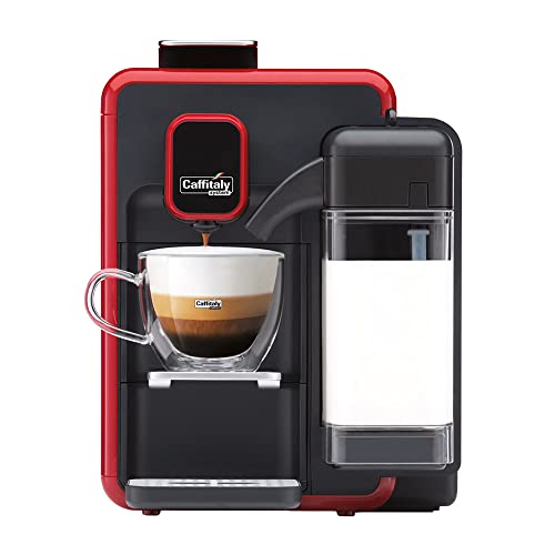Caffitaly System Kaffeemaschine Weiß S22 (Rot) von Caffitaly