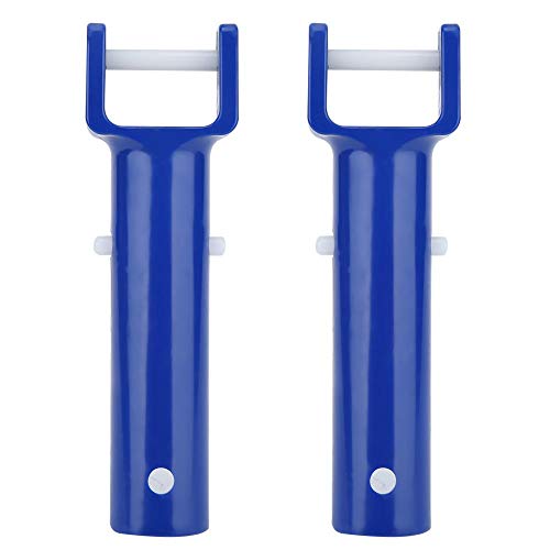 Cafopgrill 2 Stücke V Kopf Griff Blau Schwimmbad V Form Clip Bürstenkopf Griff Ersatz Pool Zubehör von Cafopgrill