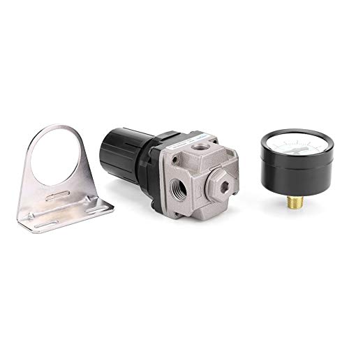 Pneumatischer Regler Einstellbarer Luftdruckregler Steuerventil AR2000-02 Gewinde G1 / 4 Anschluss ?¨Cl-Wasser-Druckabscheider Druckabscheider Pneumatischer Regler Einstellbarer Luftdruckregler Steuerventil AR2000-02 Gewinde G1 / 4 Anschluss ?¨Cl-Wasser-Druckabscheider Druckabscheider von Cafopgrill