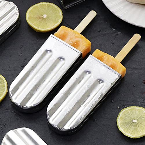 6 Eisform Edelstahl, eisform edelstahl rund, Eisform Edelstahlstielhalter Basis,Eisform Eis am Stiel DIY Ice Cream Mould Maker Freezer 6 Eisform Edelstahl, eisform edelstahl rund, Eisform Edelstahlstielhalter Basis,Eisform Eis am Stiel DIY Ice Cream Mould Maker Freezer von Yosoo