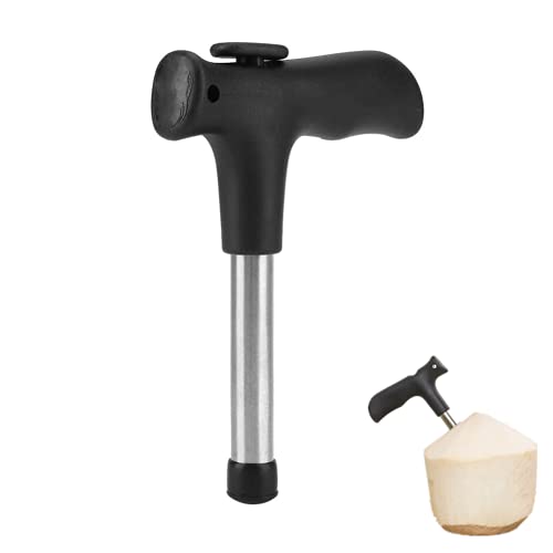Kokosnussöffner, Edelstahl Rostschutz Langlebig Sharp Corer Kokosnuss Cutter Opener Hole Tool für Date Haw Fruit von Cafopgrill