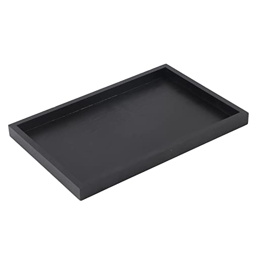 Rechteckige Form Massivholz Tee Kaffee Snacks Tablett Teller Restauranttabletts Geschachteltes Tablett Butler Serviertablett für die Küche Party Dinner(25 * 18 * 2cm) von Cafopgrill