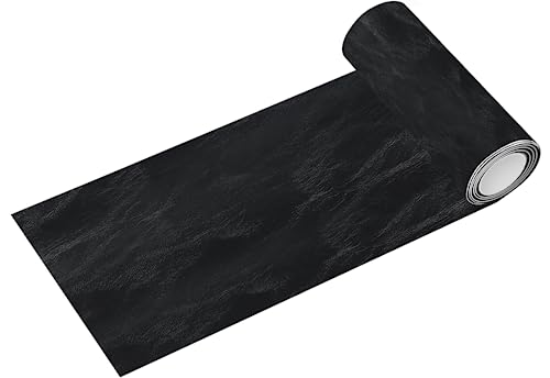 Cahomo Leder Patch Kit Selbstklebende Lederflicken, 10x160cm Leder Reparatur Patch Kunstleder Selbstklebende, Leder Reparatur Set Leder Patch Kit für Sofas Handtaschen Jacken Möbel Autositze Schwarz von Cahomo