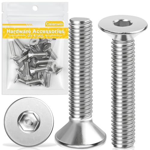 Caianwin 20 Stk M6 x 35mm Senkkopfschrauben Edelstahl DIN 7991 Senkkopf Innensechskant Senkschrauben Metrisches Regelgewinde Schrauben Caianwin 20 Stk M6 x 35mm Senkkopfschrauben Edelstahl DIN 7991 Senkkopf Innensechskant Senkschrauben Metrisches Regelgewinde Schrauben von Caianwin