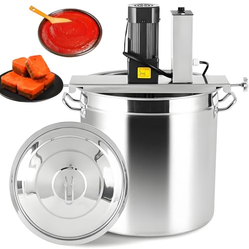 Automatischer Küchenmixer, Elektrischer Rührer für Marmeladensauce, Aus Edelstahl Zum Mischen Von Marmelade, Sauce Und Klebrigen Füllungen, Einstellbare Geschwindigkeit,40L von Caibendss