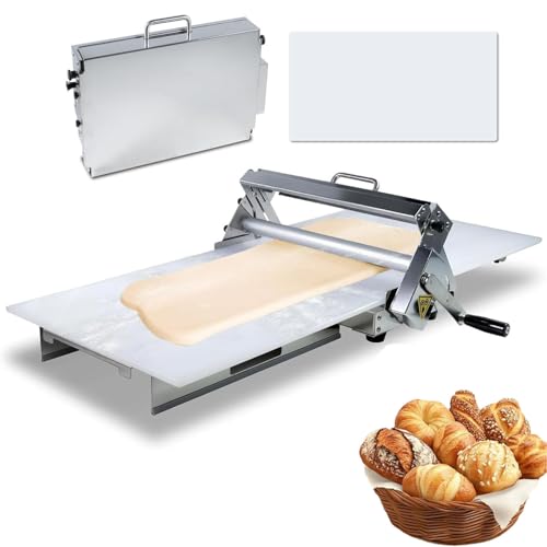 Klappbare Teigausrollmaschine, kompakte Teigausrollmaschine für Bäckerei und Pizza, mit einstellbarer Dicke, 1 Ausrollbretter, für Bäckerei, Pizza und Croissants12"/15.5",Homeuse Klappbare Teigausrollmaschine, kompakte Teigausrollmaschine für Bäckerei und Pizza, mit einstellbarer Dicke, 1 Ausrollbretter, für Bäckerei, Pizza und Croissants12"/15.5",Homeuse von Caibendss