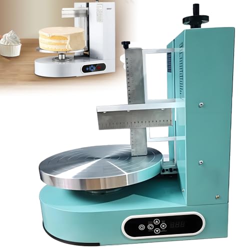 Kuchendekorationsmaschine, 4-12 Zoll Kuchencreme-Verteilmaschine, 200 W, automatische Creme-Verteilmaschine mit verstellbarem Spatel und LED-Anzeige, 60-320 U/min,Green Kuchendekorationsmaschine, 4-12 Zoll Kuchencreme-Verteilmaschine, 200 W, automatische Creme-Verteilmaschine mit verstellbarem Spatel und LED-Anzeige, 60-320 U/min,Green von Caibendss