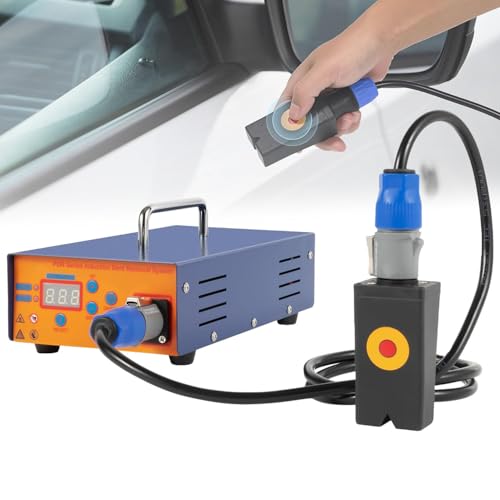 Werkzeug zur lackfreien Dellenreparatur mit digitalem Bildschirm, tragbares 1380-W-Induktionsheizgerät-Kit für lackfreie Dellen, zum Entfernen von Hagelschäden an der Karosserie und Dellen an der Tür Werkzeug zur lackfreien Dellenreparatur mit digitalem Bildschirm, tragbares 1380-W-Induktionsheizgerät-Kit für lackfreie Dellen, zum Entfernen von Hagelschäden an der Karosserie und Dellen an der Tür von Caibendss