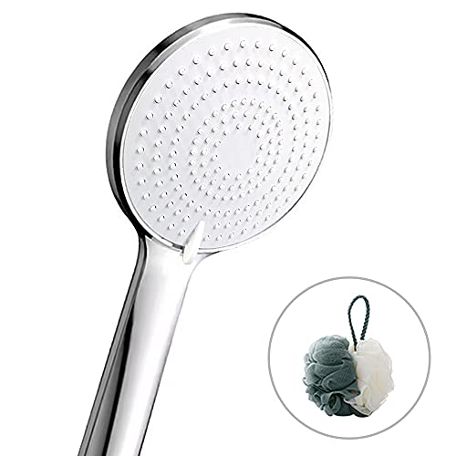 Caiery Großer & hoher Druck Duschkopf 13 cm, Handheld Universaler Duschkopf, Hochdruck-Handbrause wassersparend, Premium-Dusche, Massage für Spa von Caiery