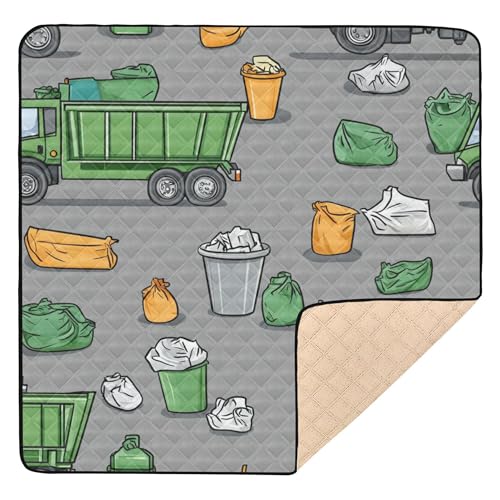 Garbage Trucks Street Cleaning Trucks Trash Bins 3_1 Soft Thick Baby Gym & Activity Mat for Floor Comfortable Tummy Time Activity Mat for Babies Infants Toddlers, 50'' x 50'' Garbage Trucks Street Cleaning Trucks Trash Bins 3_1 Soft Thick Baby Gym & Activity Mat for Floor Comfortable Tummy Time Activity Mat for Babies Infants Toddlers, 50'' x 50'' von Caihoyu