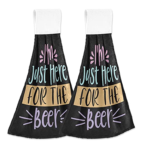 „I'm Just Here for The Beer“ 2 Stück Küchenhandtücher Magic Sticker Hängeschlaufe Geschirrtuch Krawatten Handtücher weiches Handtuch für Schrank Badezimmer WC Waschküche 35,6 x 46,2 cm „I'm Just Here for The Beer“ 2 Stück Küchenhandtücher Magic Sticker Hängeschlaufe Geschirrtuch Krawatten Handtücher weiches Handtuch für Schrank Badezimmer WC Waschküche 35,6 x 46,2 cm von Caihoyu