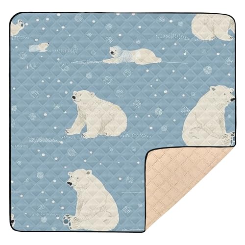 Mahongjun0769_Polar_Bears_on_a_Blue_Background_a_Childrens_fabr_af4c404d-fe1d-4343-a24c-4813fa308631 Große stabile Baby-Aktivitäts-Spielmatte für drinnen und draußen, tragbare Spielmatte für Mahongjun0769_Polar_Bears_on_a_Blue_Background_a_Childrens_fabr_af4c404d-fe1d-4343-a24c-4813fa308631 Große stabile Baby-Aktivitäts-Spielmatte für drinnen und draußen, tragbare Spielmatte für von Caihoyu