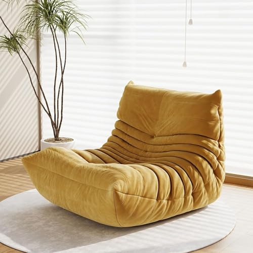 Caikbms Sitzsack, Sitzsacksofa In Erwachsenengröße Mit Weichem, Wasserdichtem Stoff Für Wohnzimmer, Wohnungen Leseecken Spiel Und Kinoräume A,Single von Caikbms